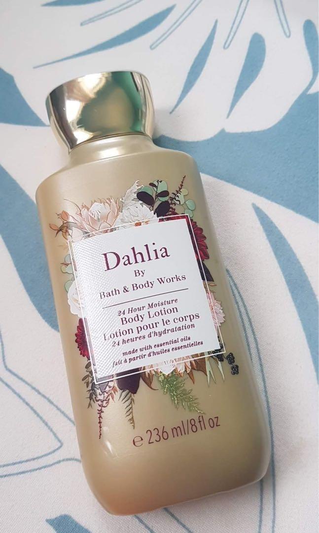 Original Bath & Body Works Dahlia body lotion, Beauty & Personal Care