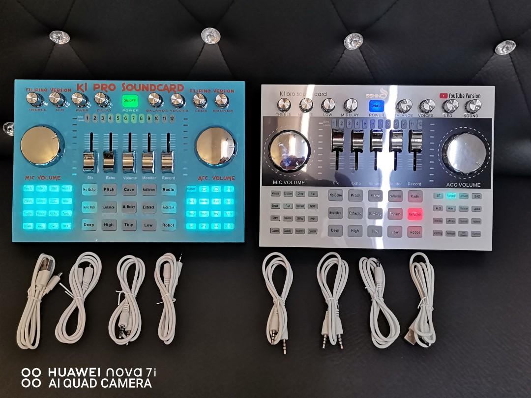 Original K1 pro Filipino Version and k1 YouTube Version soundcard