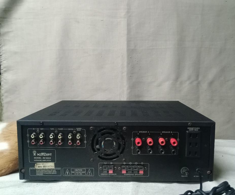 Original konzert 502a amplifier 500 watts x 2, Audio, Soundbars