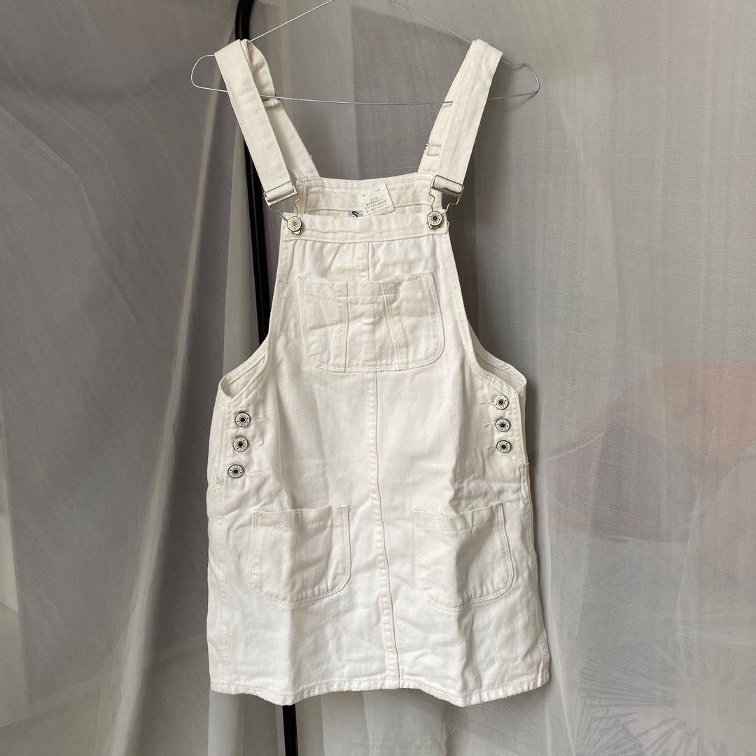 Overall Jeans Putih White