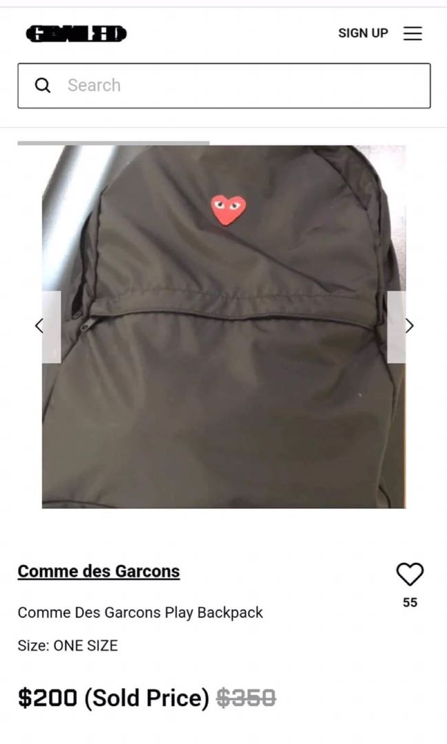 Comme des hotsell garcons play backpack