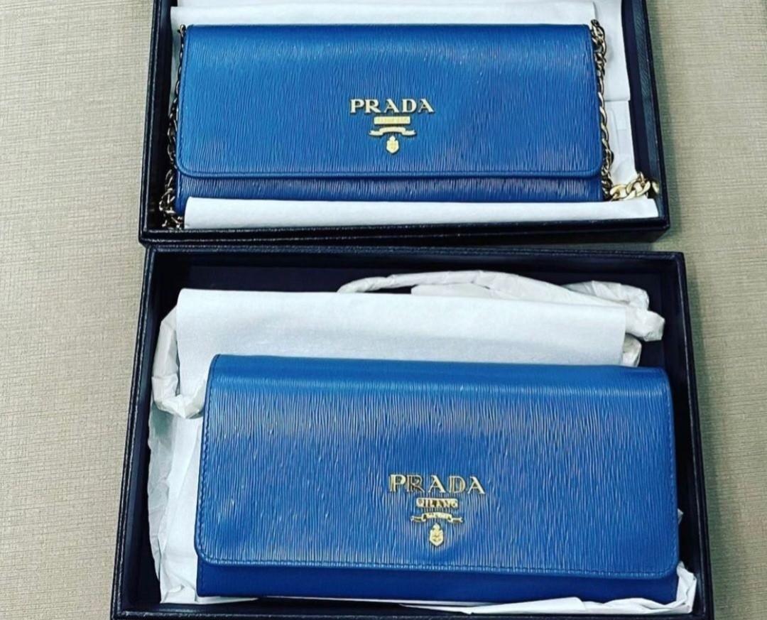 PRADA Chain Wallet (Category: Luxury Bags & Wallets) located in Mandaluyong City. Submitted by shopandbuynow (Listing ID 1168240417, Image 1). Description: .