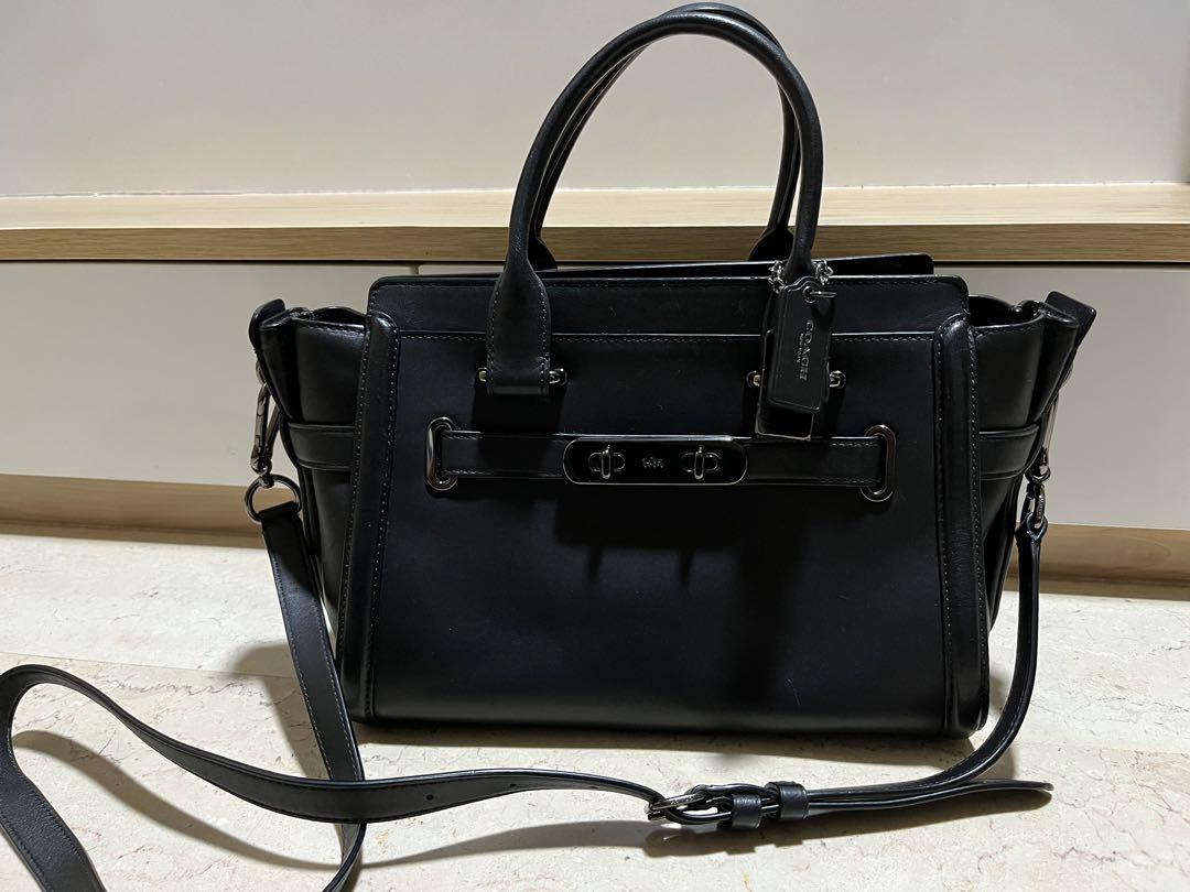 Coach swagger carryall matte new arrivals black