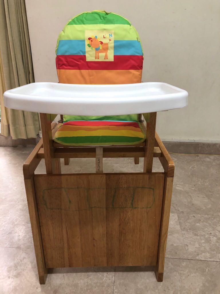Mothercare combo best sale wooden highchair