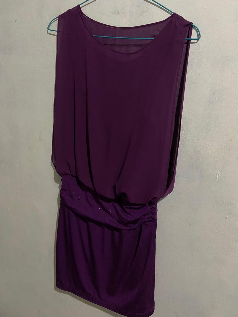 Purple Dress / Party Dress, Fesyen 