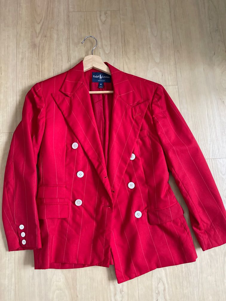 Red ralph clearance lauren blazer