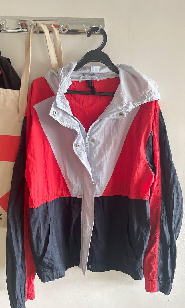 Red White Black Windbreaker