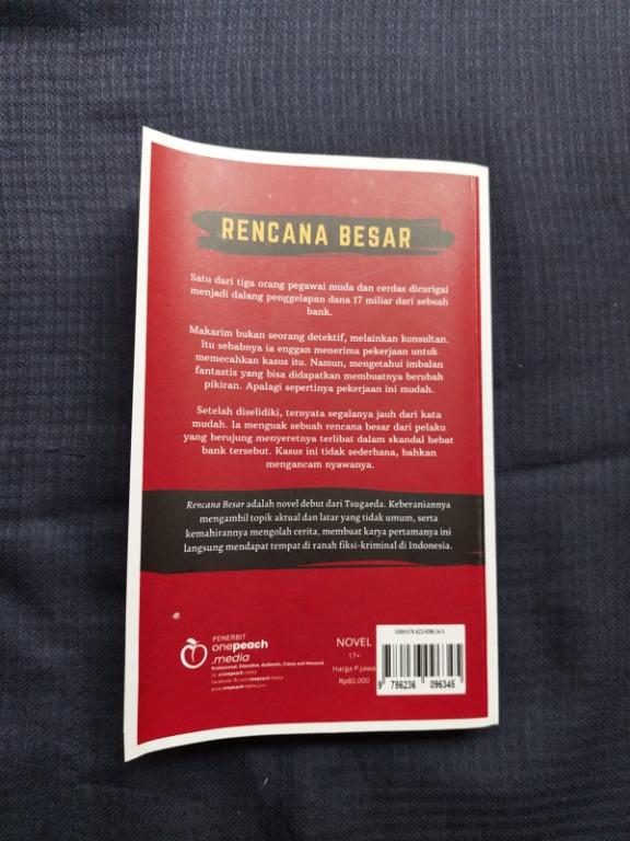 Rencana Besar Tsugaeda Novel Indonesia Buku And Alat Tulis Buku Di Carousell 