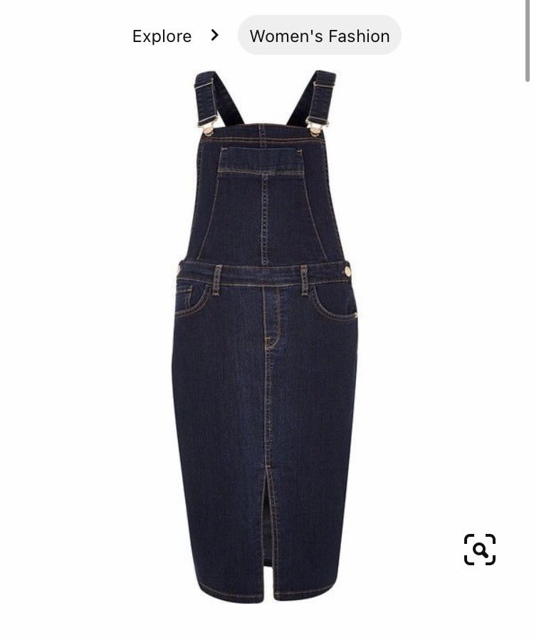 River island cheap dungaree dress
