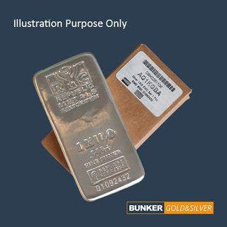 RMC Silver Bar 1kg/ Second hand