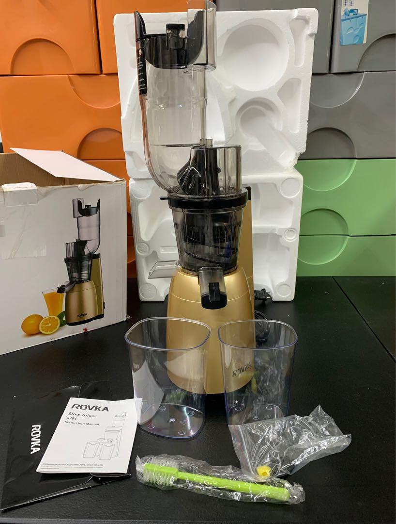 ROVKA J704 Slow Masticating Cold Press Juicer, 110 Volts, TV & Home