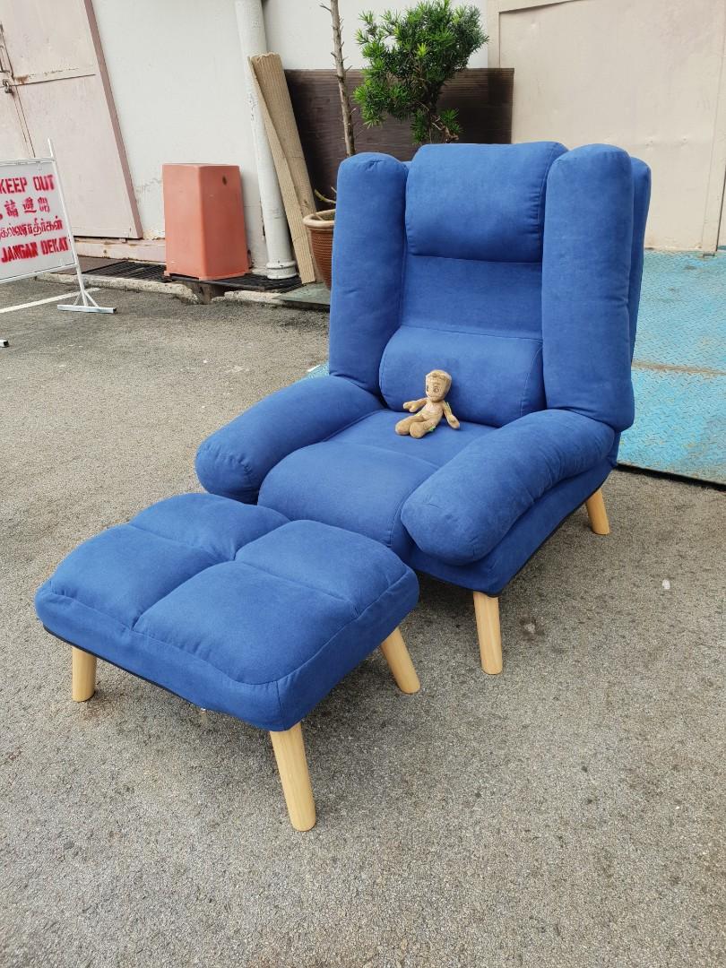 Royal Blue Recliner Arm Chair Furniture Home Living Furniture