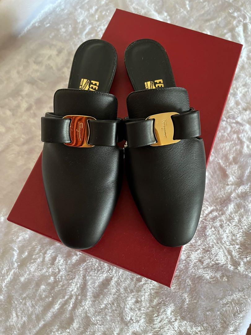Ferragamo mules hot sale