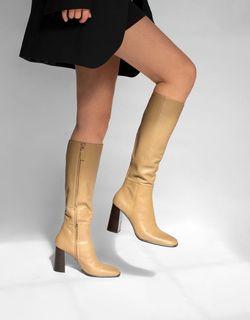 Senso Zandar Knee High Boots in Butterscotch Nude Size 35