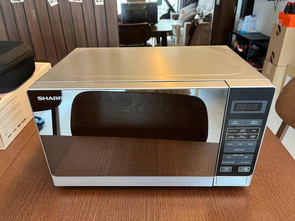 Sharp microwave oven R-22A0(SM)V, TV & Home Appliances, Kitchen ...