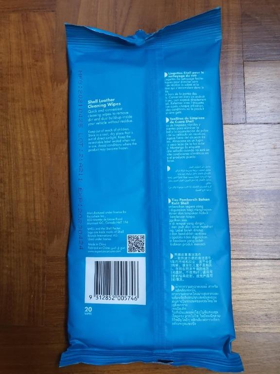 *Shell leather cleaning wipes*, Car Accessories, Accessories on Carousell