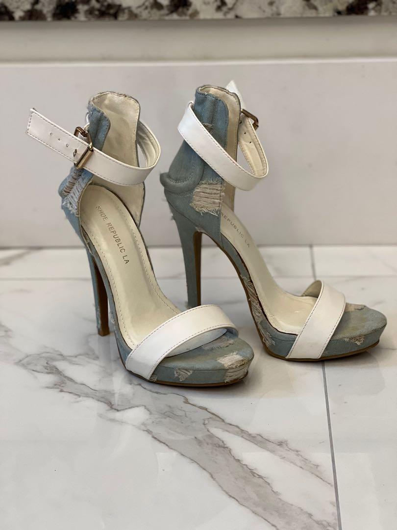 Shoe Republic LA Distressed Denim High 