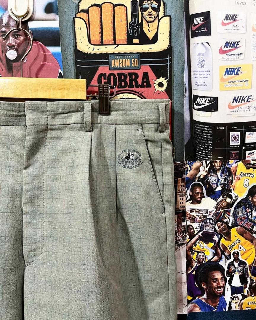 Short Pants 90s Noir Blanc, Fesyen Pria 