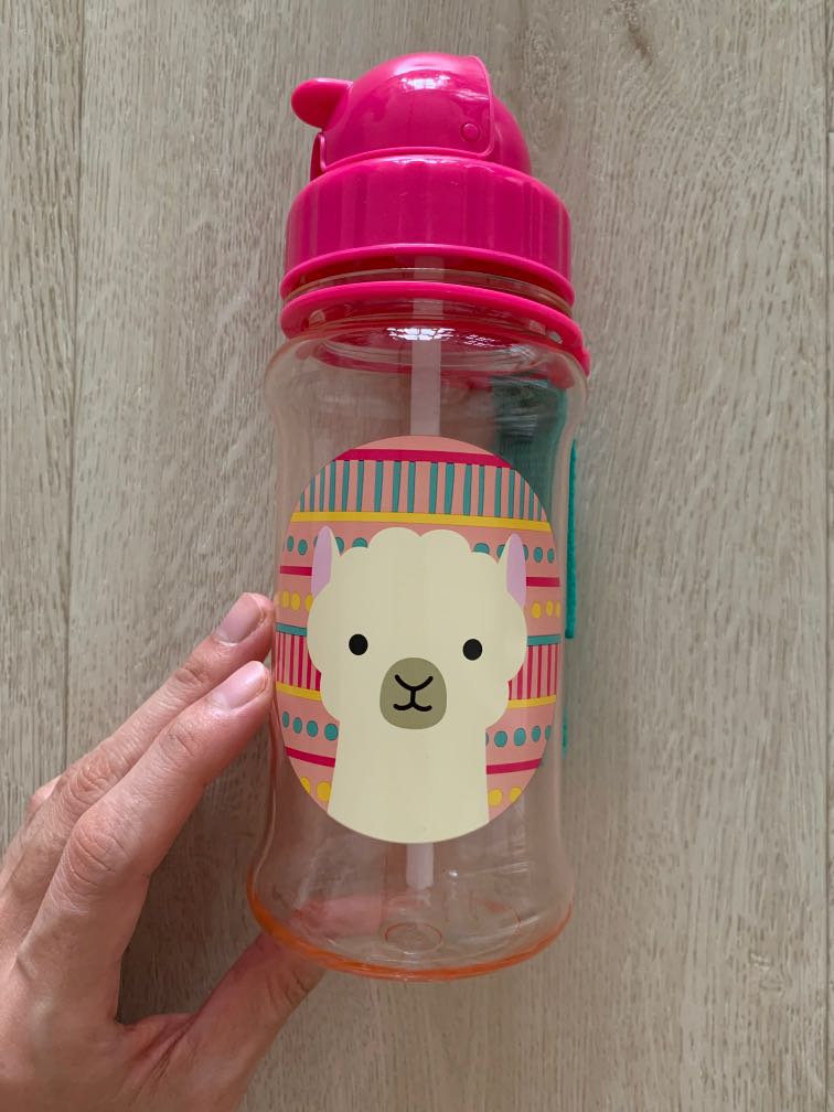 Skip Hop Water Bottle (Llama design), Babies & Kids, Nursing & Feeding