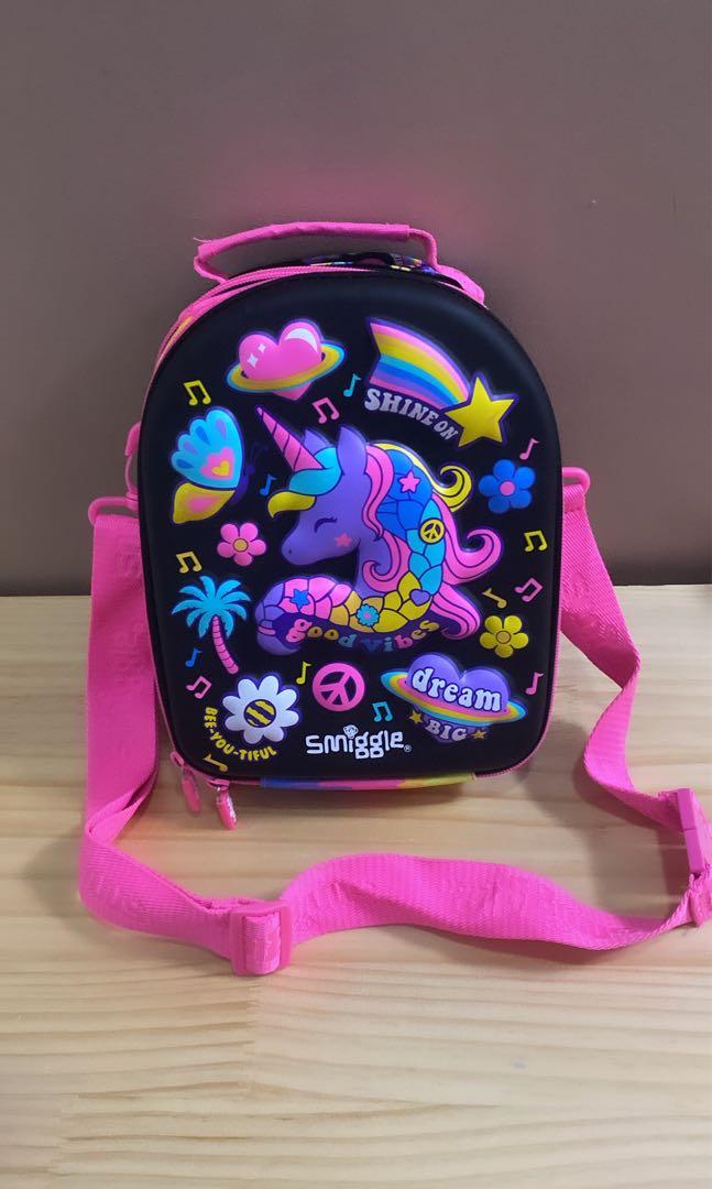 Smiggle unicorn hoodie bag