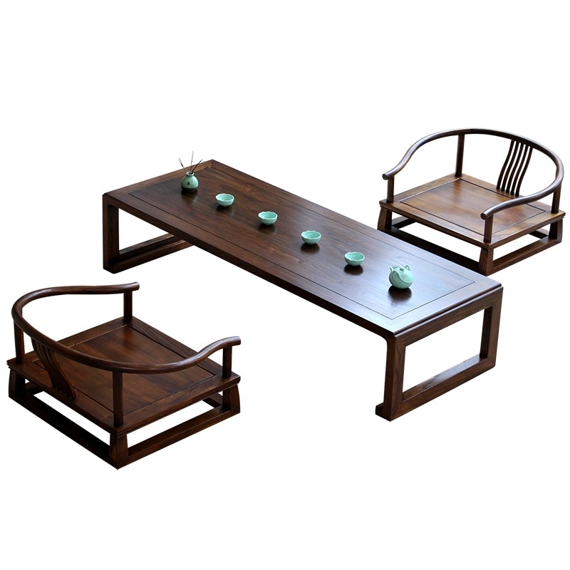 Low Tea Table Set Solid wood low tea table 140*80*35, Furniture & Home Living, Furniture ...