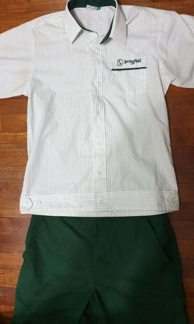 Springfield Secondary School Uniform, Men's Fashion, Tops & Sets, Sets