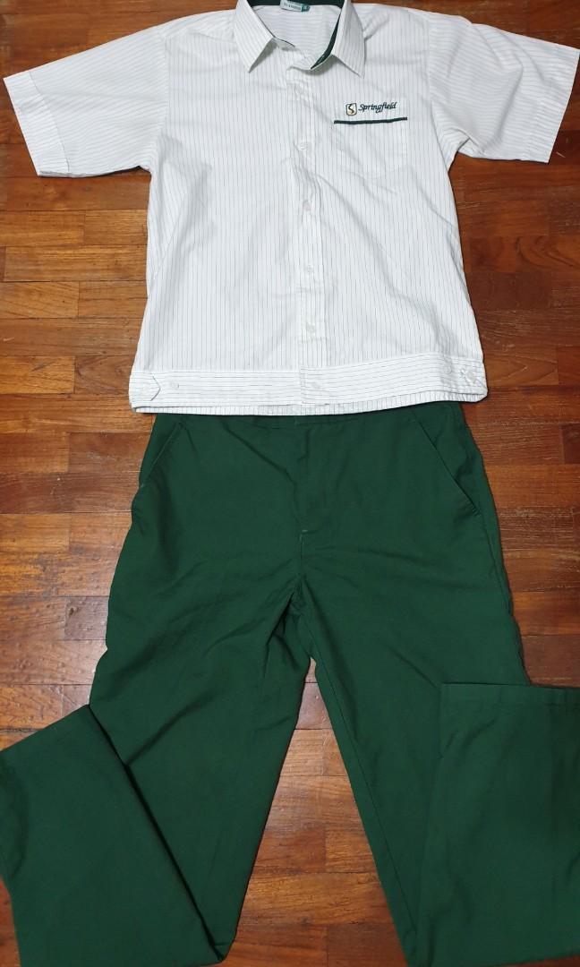 Springfield Secondary School Uniform, Men's Fashion, Tops & Sets, Sets