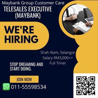 Telesales Executive (Maybank)
