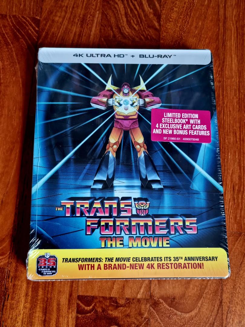 Transformers The Movie 1986 4K Ultra HD + Bluray, Steelbook