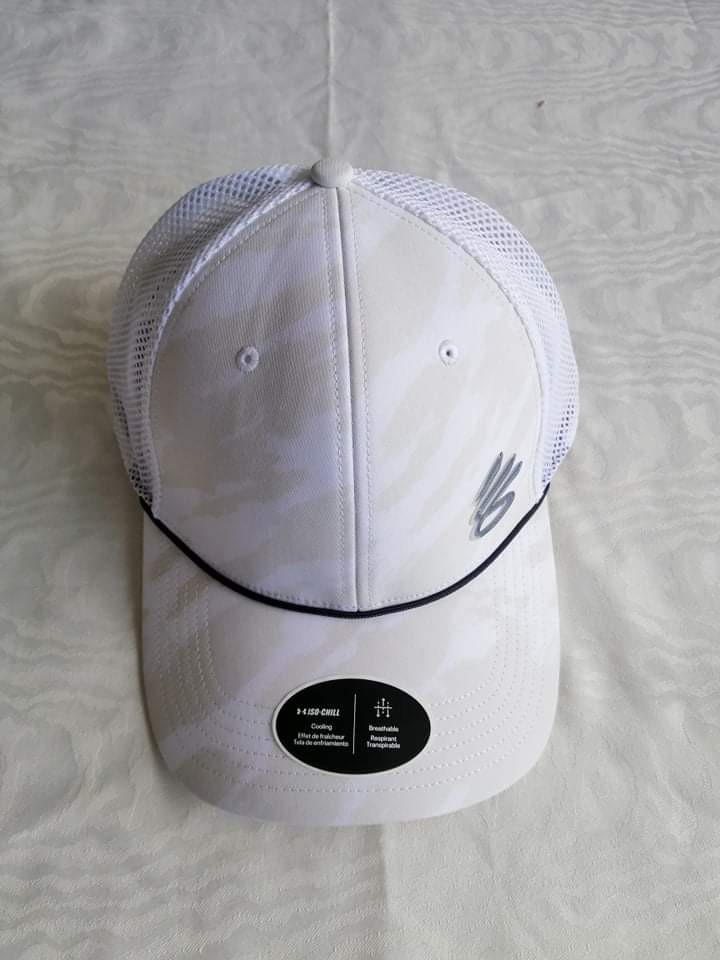 UA UNISEX CURRY GOLF HAT(WHITE), Men's 