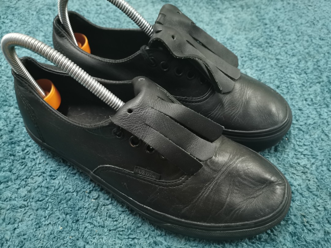 Vans deals leather fringe