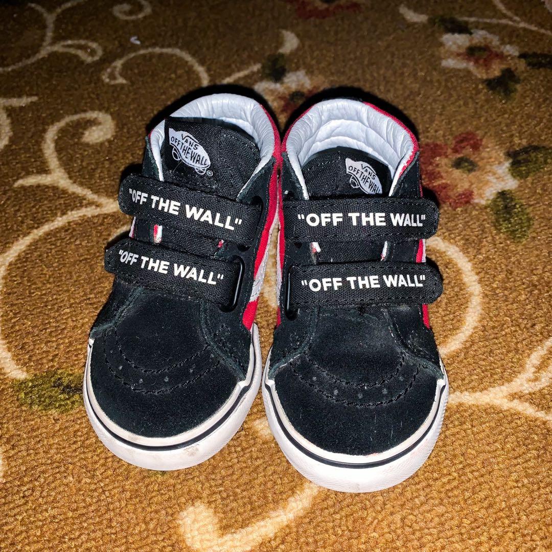 Vans off the sale wall shoes for kids