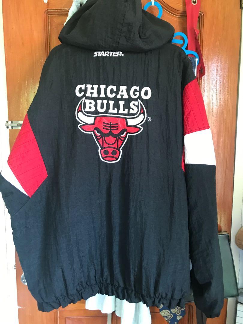 Vintage chicago bulls starter jacket deals