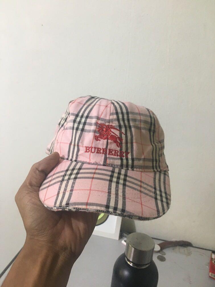 Vintage original Pink Burberry Cap