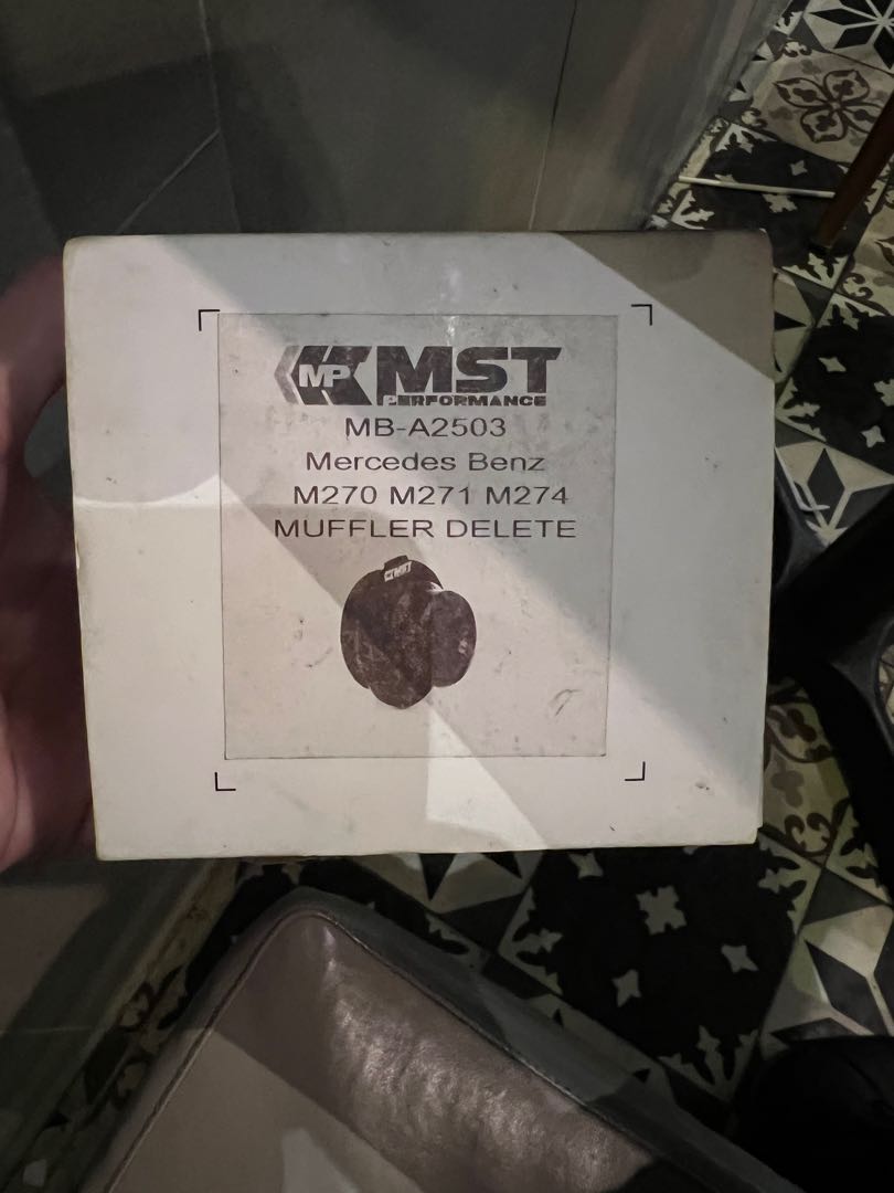 W204 C180 MST Muffler Delete, Car Accessories, Accessories on Carousell