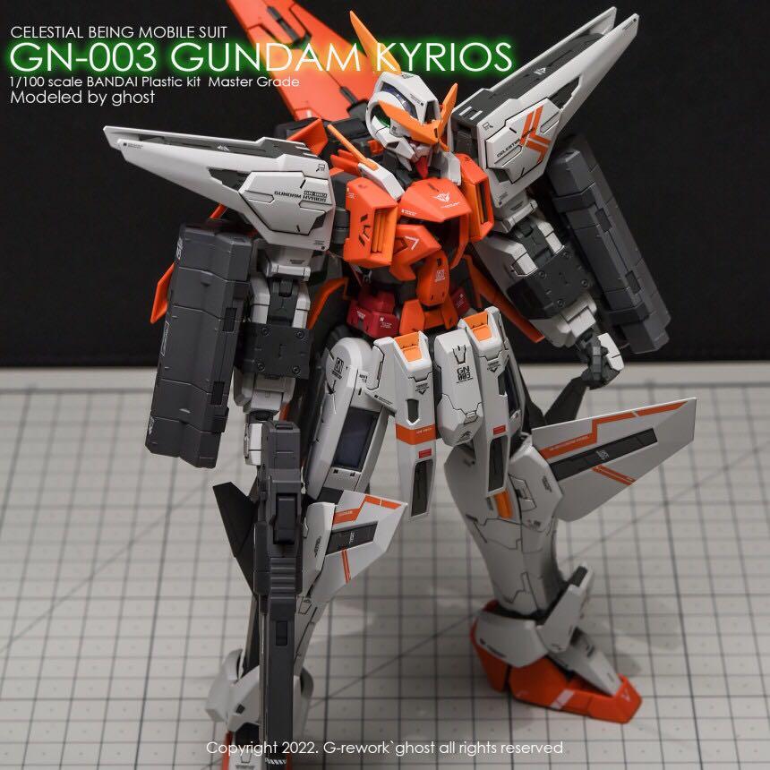 [Yan] MG Kyrios Gundam (G Rework Ver.) Ghost Custom Waterslide Decal 1/ ...