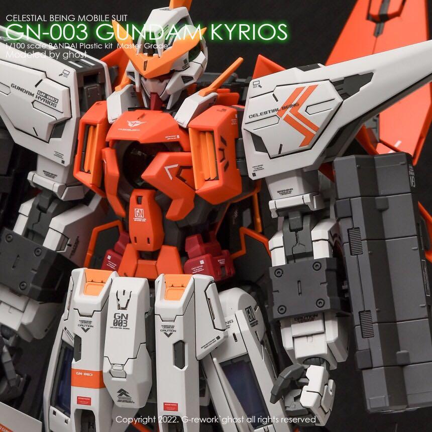 [Yan] MG Kyrios Gundam (G Rework Ver.) Ghost Custom Waterslide Decal 1/ ...