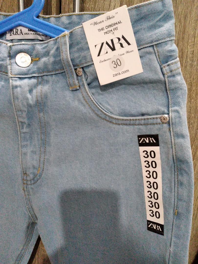 Zara mom jeans (Category: Jeans) located in Manila. Submitted by kldeclutter (Listing ID 1168403737, Image 1). Description: boyfriend or mom jeans size 30 close to original.