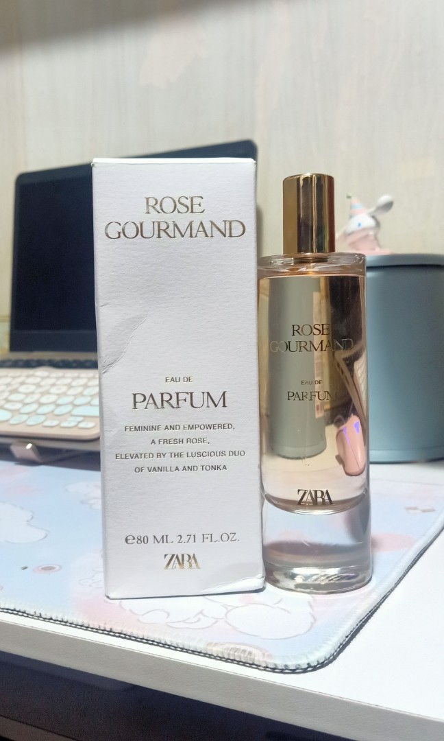 Zara rose gourmand edp eau de parfum perfume, Beauty & Personal Care