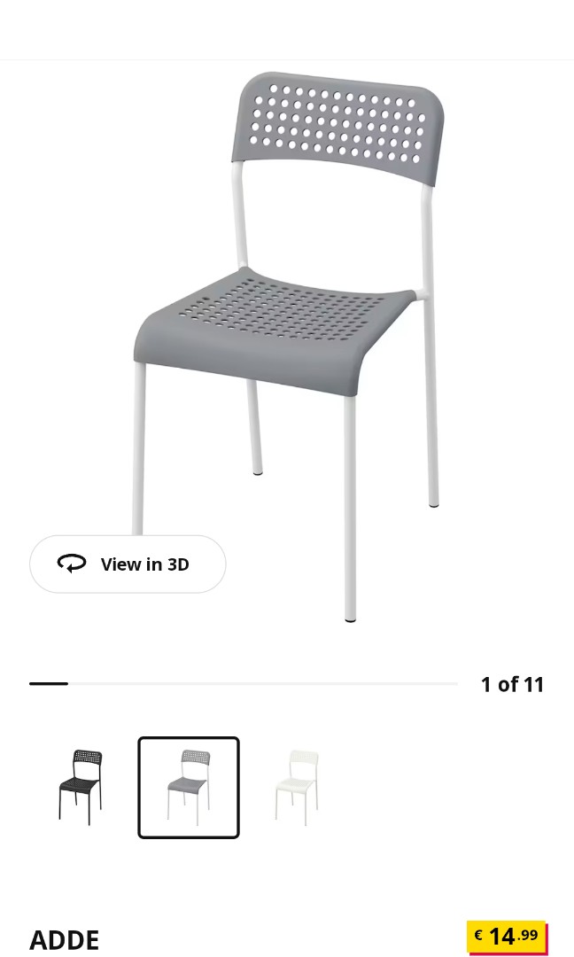 10x IKEA ADDE chairs, Furniture & Home Living, Furniture, Chairs on ...