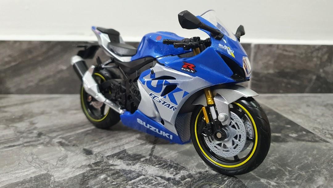1/12 Scale Die Cast Motorcycle Model - Suzuki GSX-R 1000R (2021) MotoGP  Edition, Hobbies & Toys, Toys & Games on Carousell