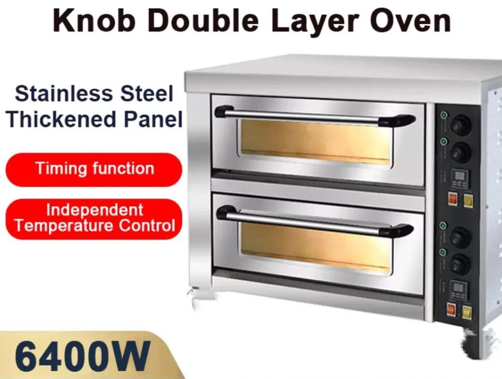 2nd Hand Electric Oven COMMERCIAL OVEN DOBLELAYER TWOLAYER TWOPLATE