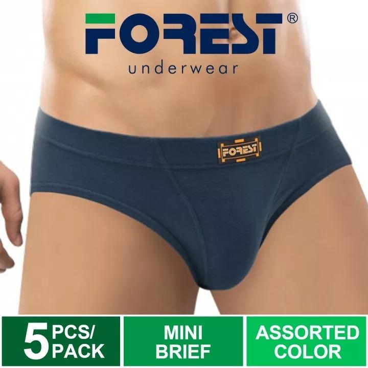 3 Pcs) Byford Men Brief Cotton Spandex Men Underwear Assorted Colours –  Forest Clothing
