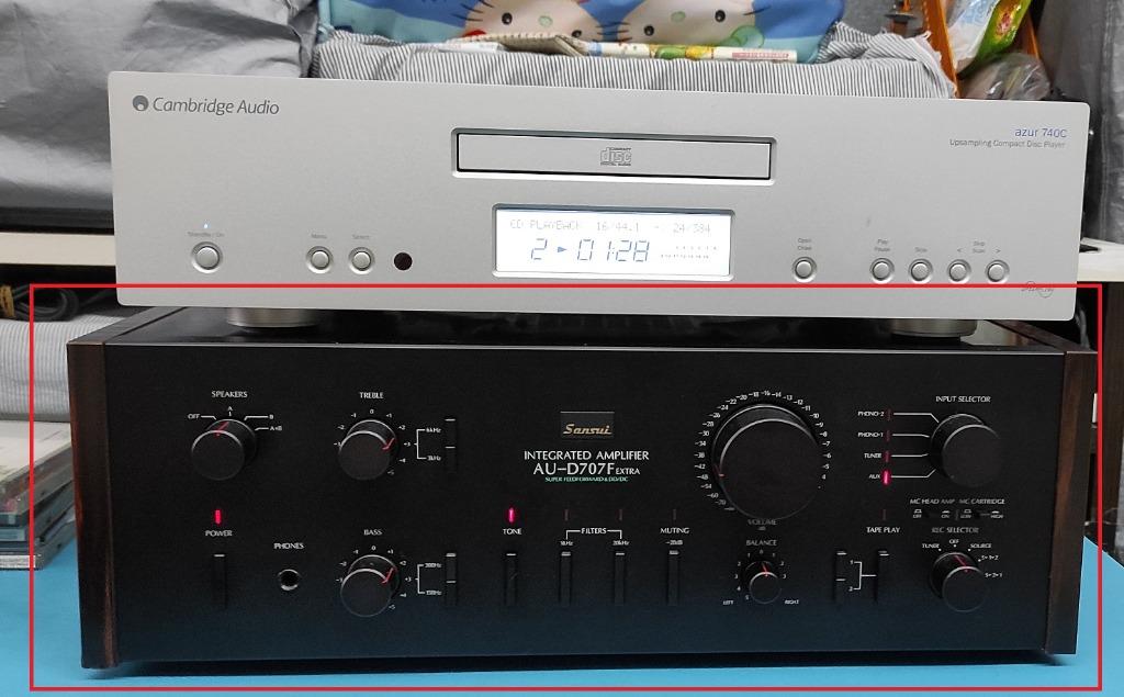 山水AU-D707F Extra, 音響器材, 音樂播放裝置MP3及CD Player - Carousell
