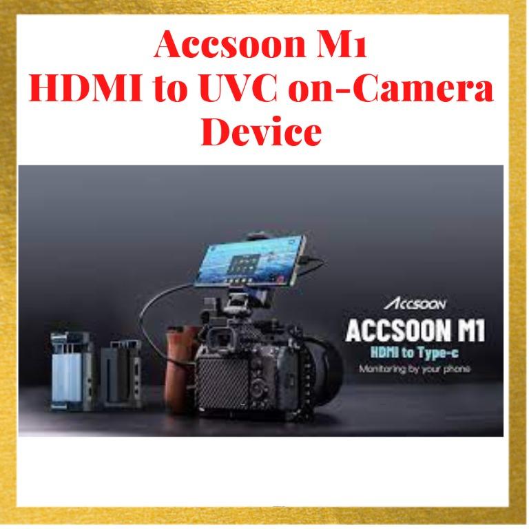 Accsoon M1 HDMI to UVC on-Camera Device, Photography, Photography