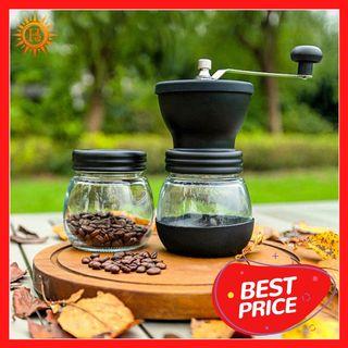 Adjustable Manual Mini Portable Household Coffee Bean Grinder Coffee Machine with Coffee container