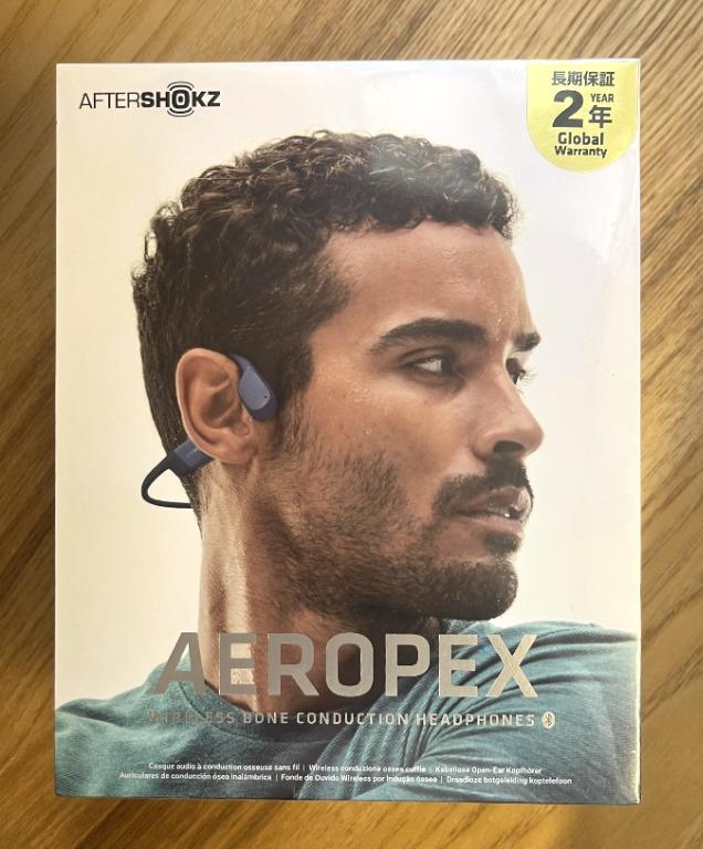 Aftershokz Aeropex 骨傳導耳機Blue Eclipse AS800, 音響器材, 耳機