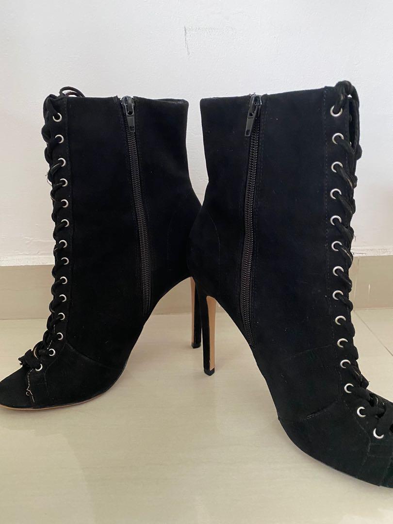 Aldo black cheap boots womens