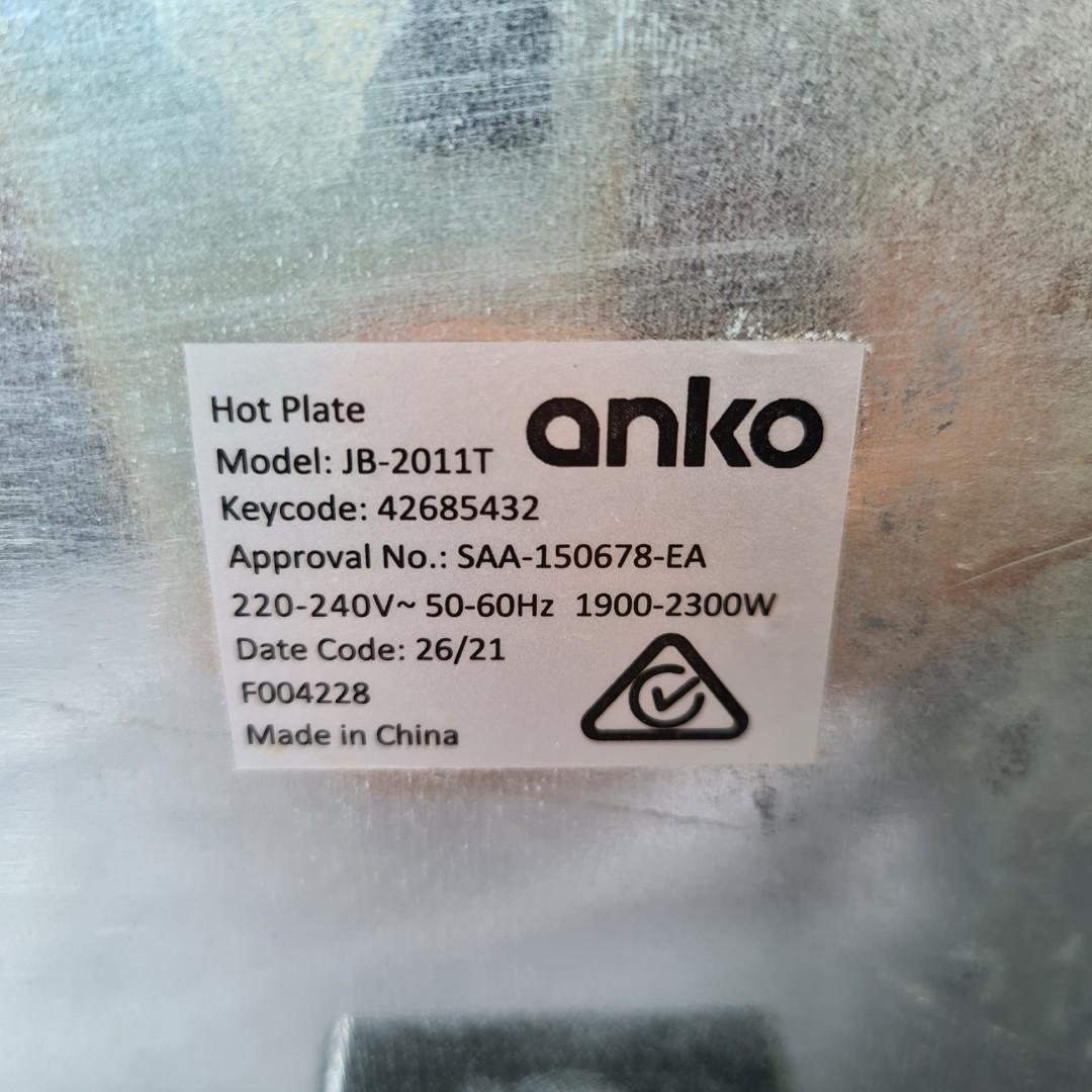ANKO HOT PLATE ELECTRIC COOKING STOVE (220240V, 5060Hz), TV & Home