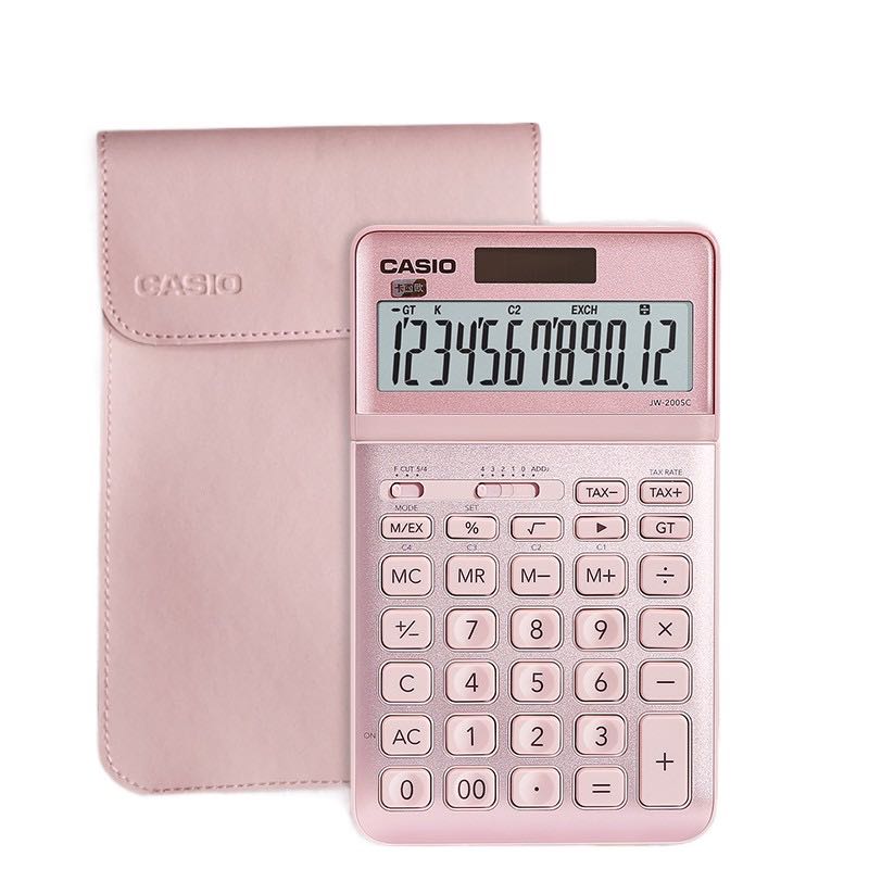 Rose gold casio calculator sale